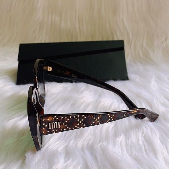 100% Auth Dior -Lady Studs 54mm Sunglasses 0086-O7 - Picture 9 of 16